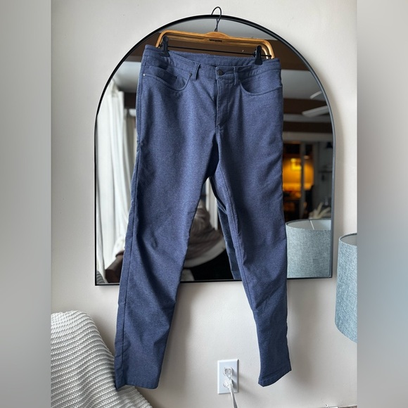 Lulu 🍋 | Mens ABC slim pants tech canvas  | size 32/ 33 - Picture 2 of 7
